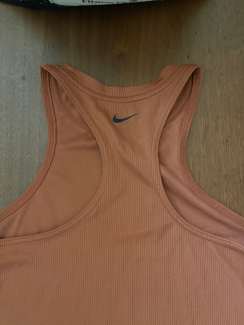 Nike Rust Ribbed Racerback Tank Top - Women - Picture 3 of 3